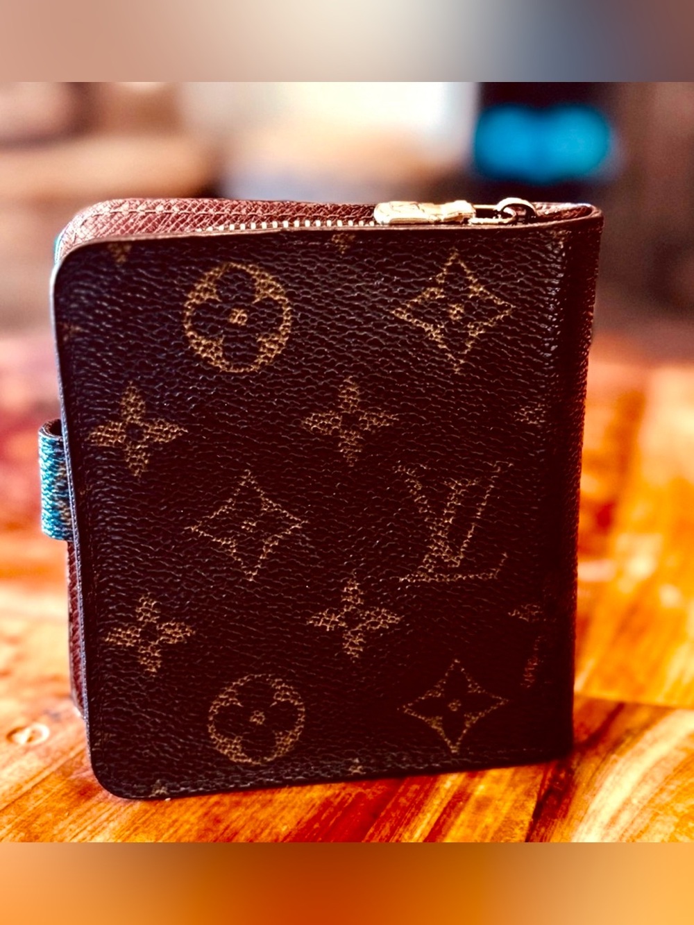 Louis Vuitton monogram compact wallet, vintage 1995 - Picture 3 of 15